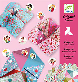 Origami Box Himmel und Hölle pink